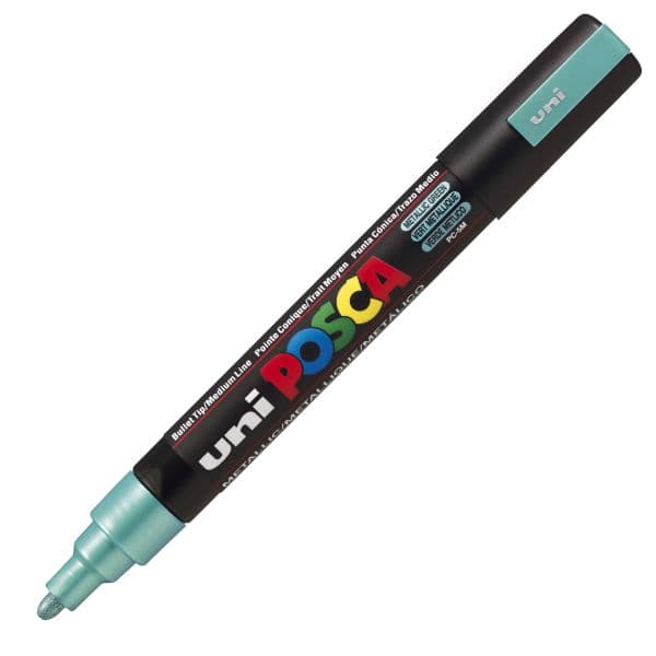 POSCA PC-5M MEDIUM BULLET TIP – METALLIC GREEN