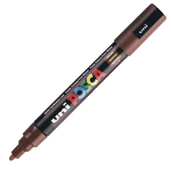 POSCA PC-5M MEDIUM BULLET TIP – BROWN