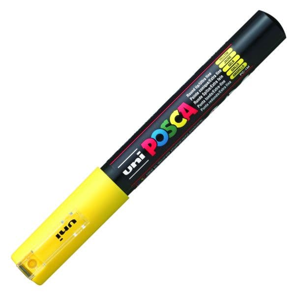 POSCA PC-1M EXTRA-FINE BULLET TIP – YELLOW
