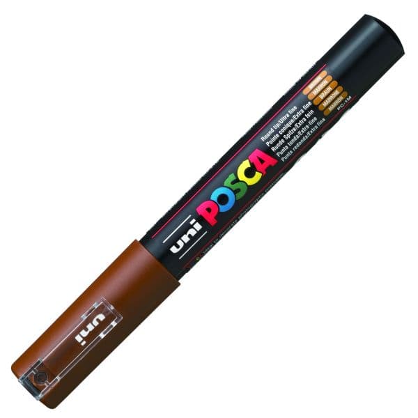 POSCA PC-1M EXTRA-FINE BULLET TIP – BROWN