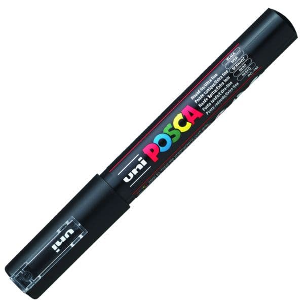 POSCA PC-1M EXTRA-FINE BULLET TIP – BLACK