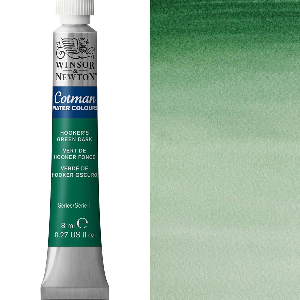Cotman Watercolour 8ml - Hooker's Green Dark