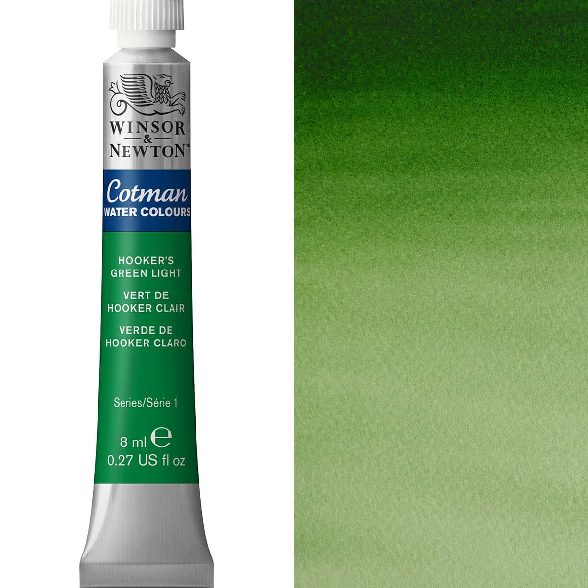 Cotman Watercolour 8ml - Hooker's Green Light