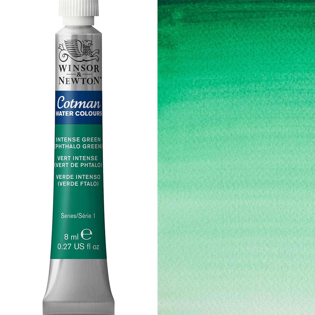 Cotman Watercolour 8ml - Intense Green (Phthalo Green)