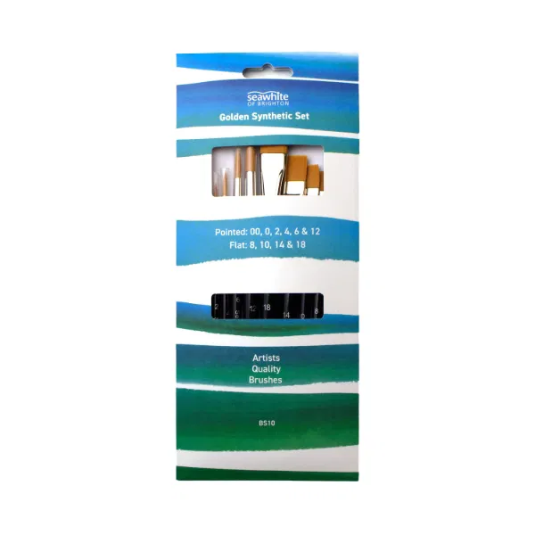 Seawhite Golden Synthetic Brush Set (BS10)