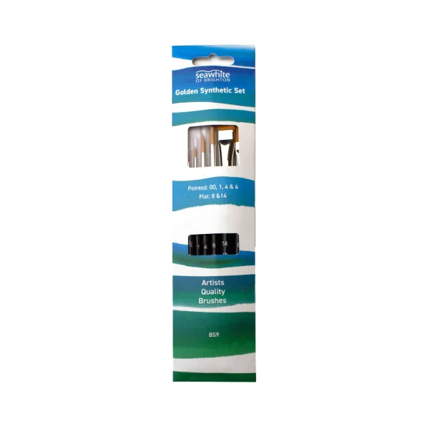 Seawhite Golden Synthetic Brush Set (BS9)