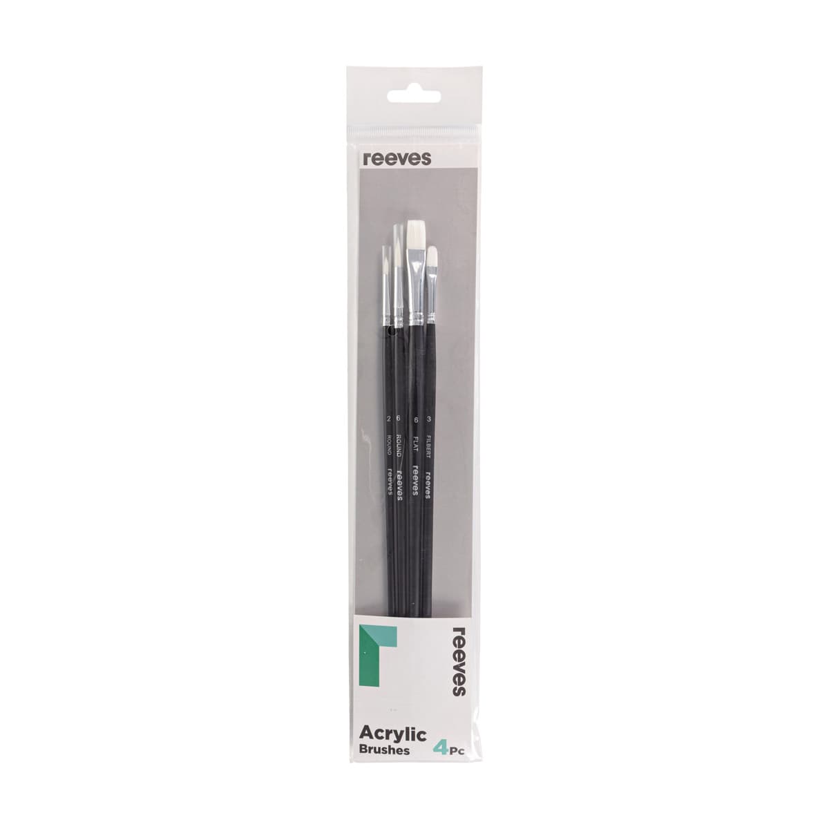 RVS Acrylic LH 4 Brush Pack