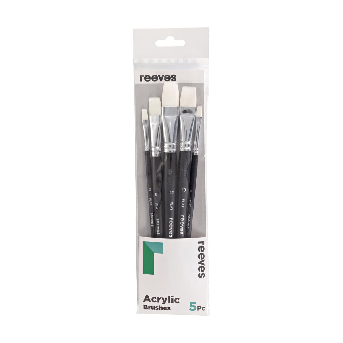 RVS Acrylic SH Flat 5 Brush Pack