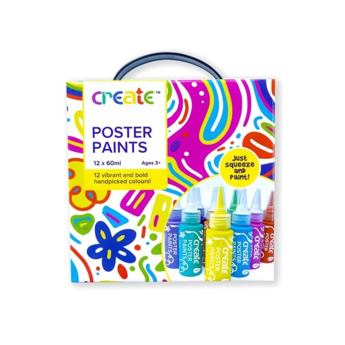 Create Poster Paint Set 12*60 ml Set
