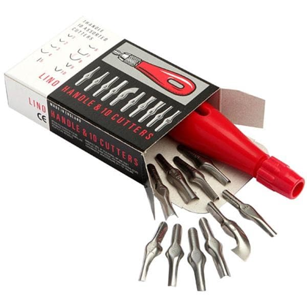 10 Lino Cutters & Handle Styles 1 to 10