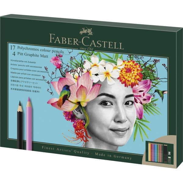 Gift Set Polychromos 17+4 Graphite Matt