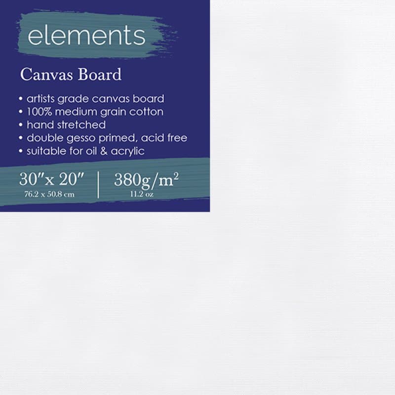 elements Canvas Board 30" x 20" (76.2 x 50.8cm)