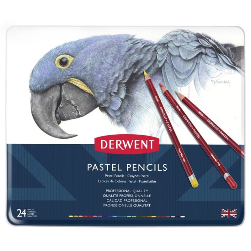 Pastel Pencils Tin of 24
