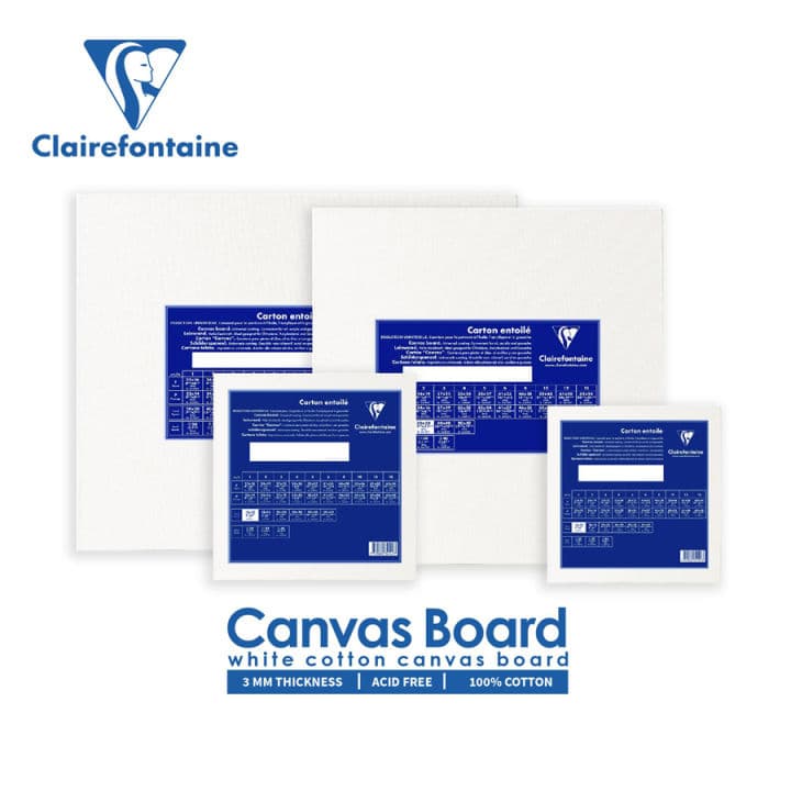 White Canvas Board 5mm 50x60cm