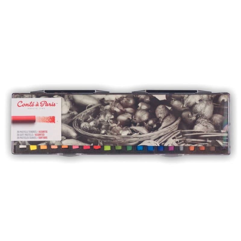 Conte - Soft Round Pastels - 20 Assorted