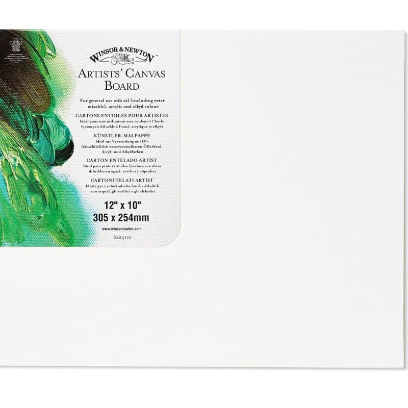 W&N - Canvas Board - 12" x 10"