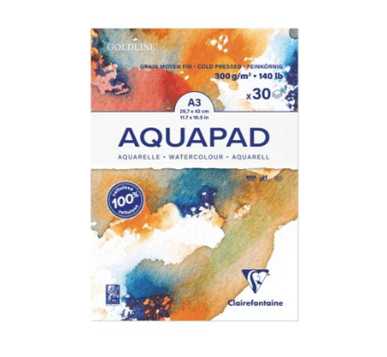 Goldline Aquarelle Aquapad 300g, A3