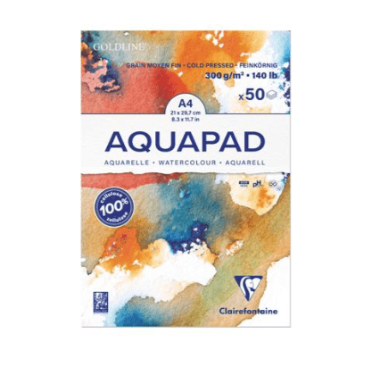 Goldline Aquarelle Aquapad 300g, A4