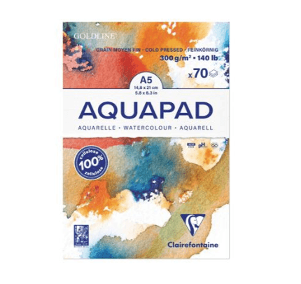 Goldline Aquarelle Aquapad 300g, A5