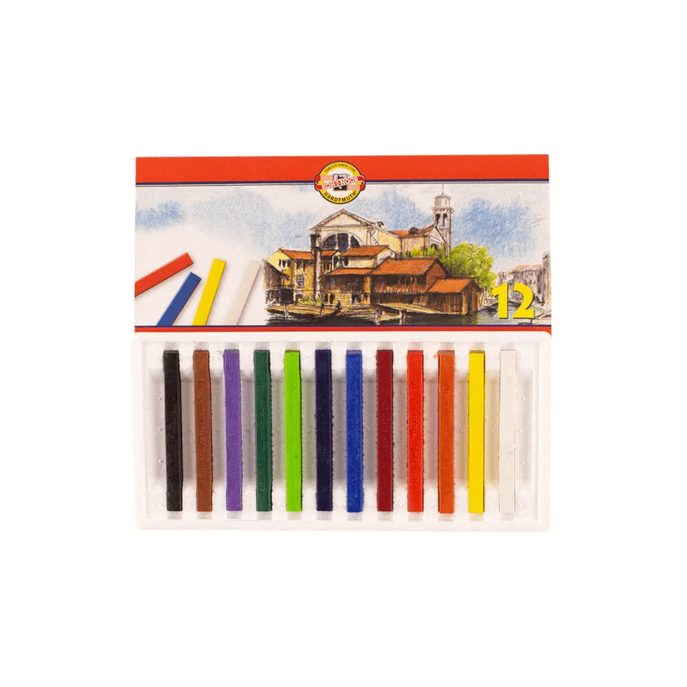 Gioconda Carres Oil/Chalk Pastels - Pack of 12 mixed colours