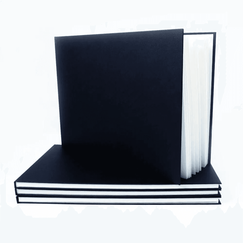 A3 Landscape Black Cloth Hardback Sketchbook