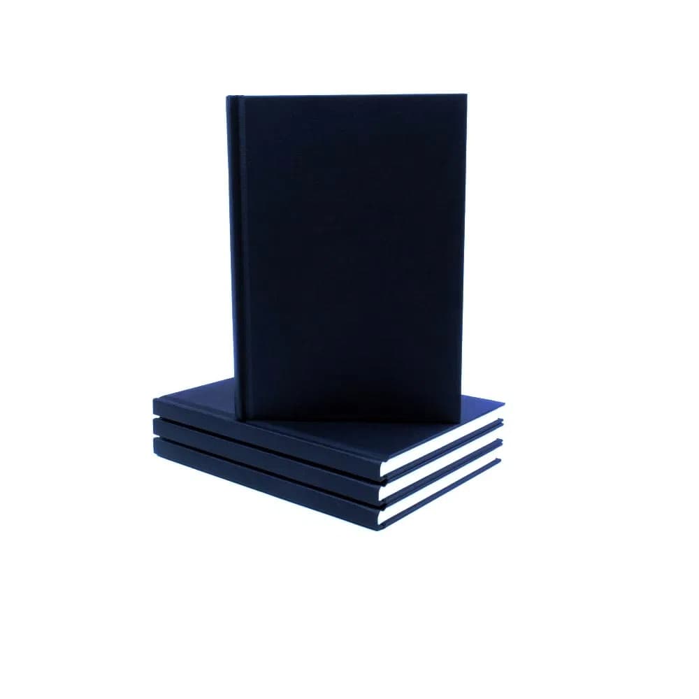 A5 Portrait Black Cloth Hardback Sketchbook
