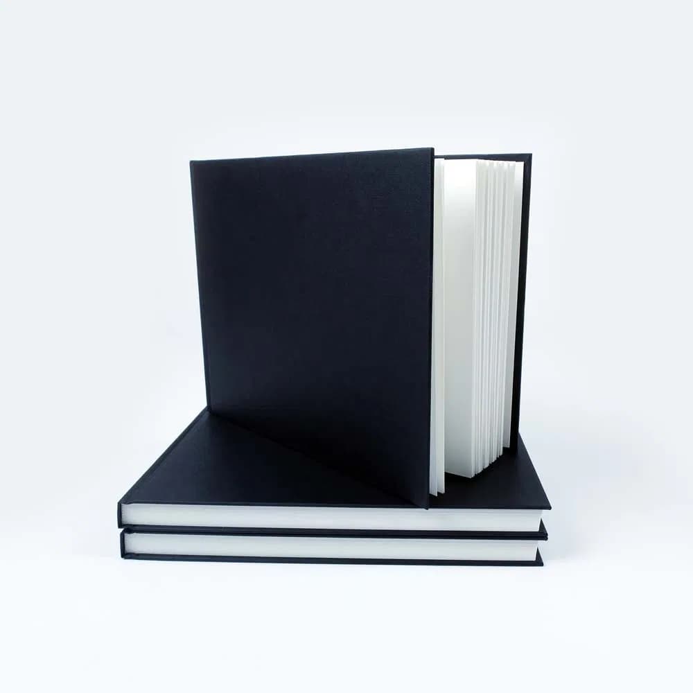 Popular Landscape Black Cloth Hardback Sketchbook - 190 x 250mm