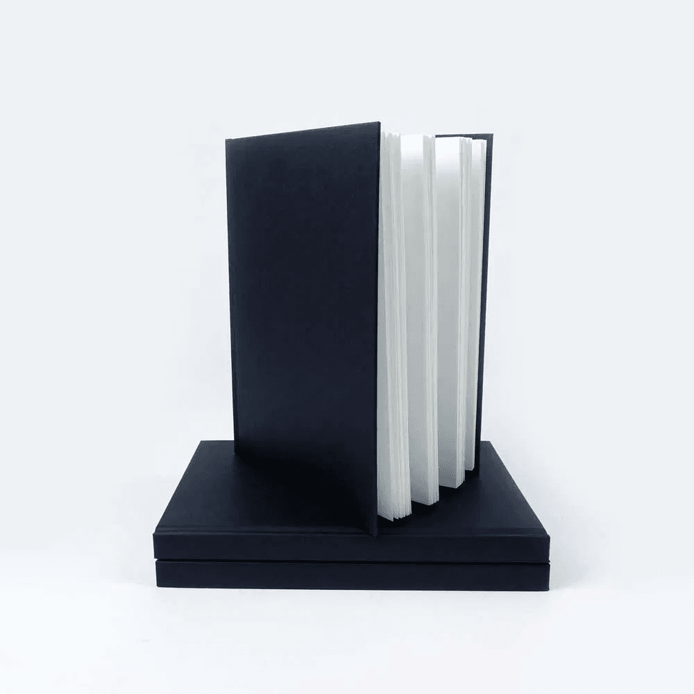 Popular Portrait Black Cloth Hardback Sketchbook - 250 x 190mm