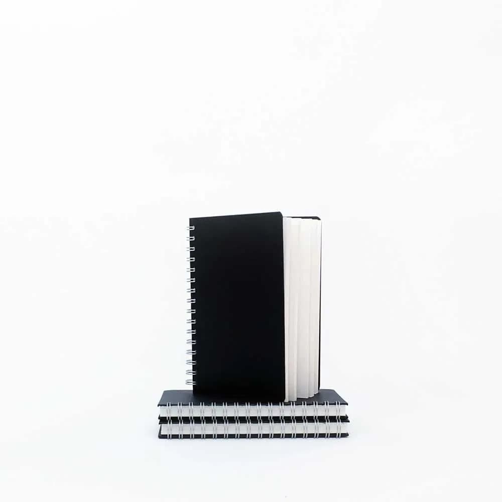 A5 Euro Sketchbook, Black Microline Cover
