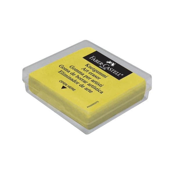 KNEADABLE ERASERS IN PLASTIC RESEALABLE CASE