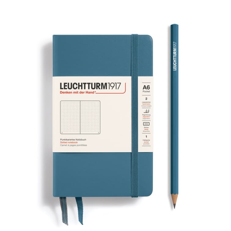 Stone Blue, Pocket (A6), 187 p., ruled