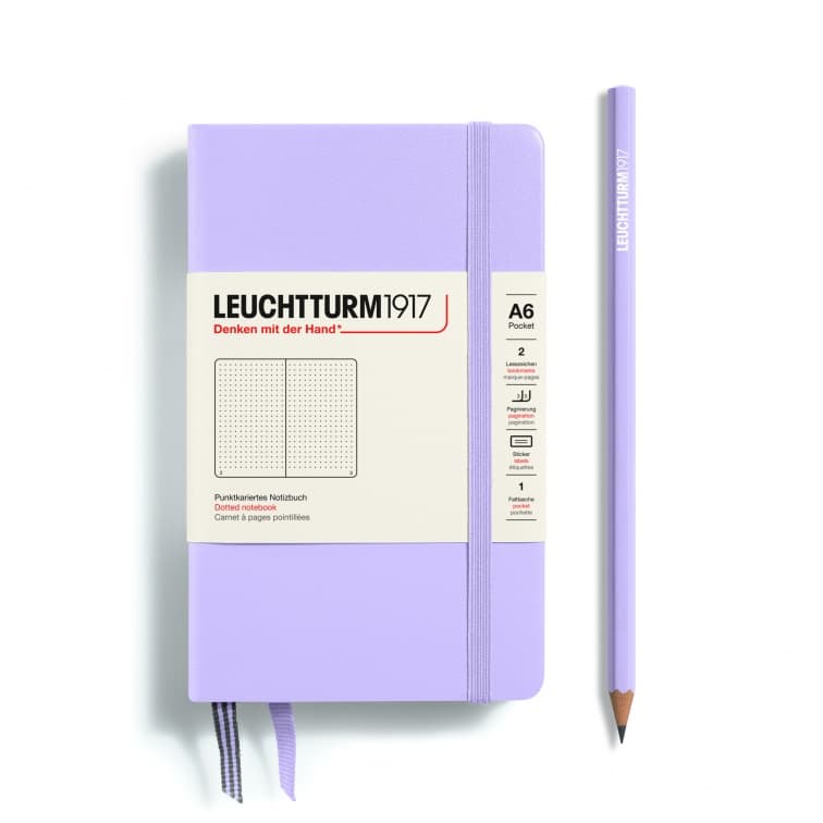 Lilac, Pocket (A6), 187 p., dotted