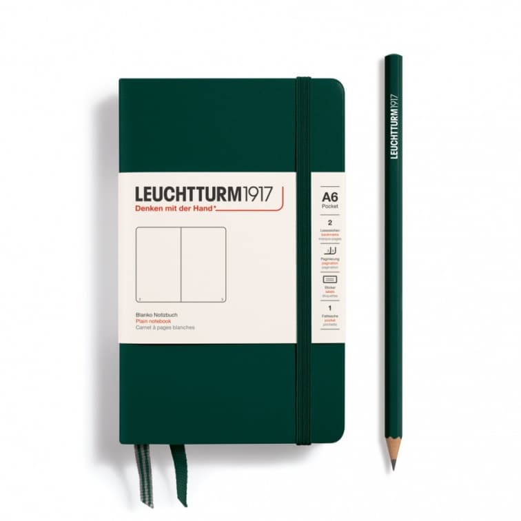 Forest Green, Pocket (A6), 187 p., plain
