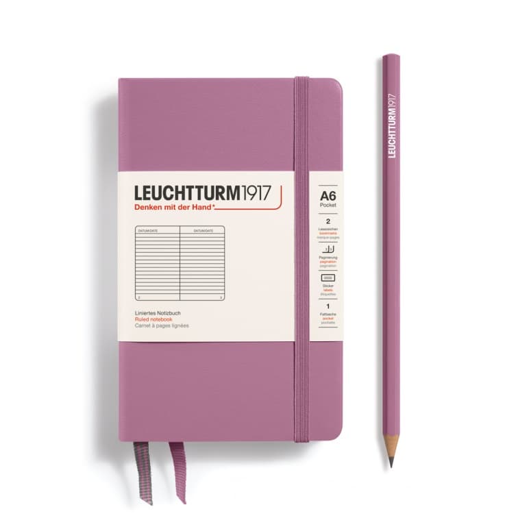 Dusty Rose, Pocket (A6), 187 p., ruled
