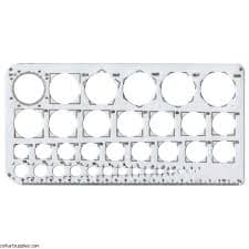 Stencil Circle template 1-36mm