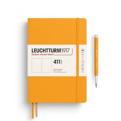 Notebook Medium (A5) Hardcover, 411 Numbered pages