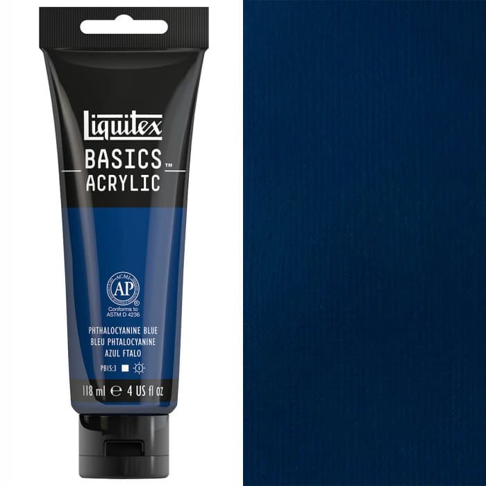 Liquitex - Basics - 118ml Phthalocyanine Blue