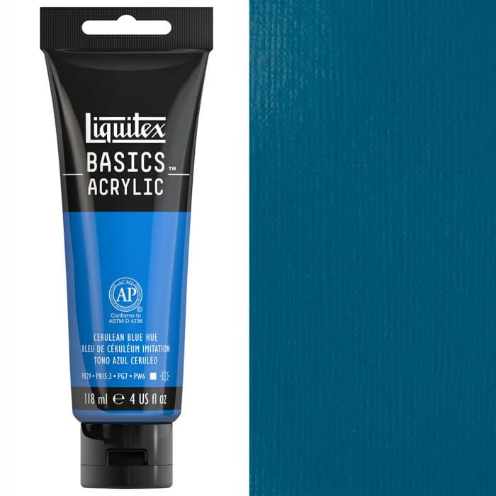 Liquitex - Basics - 118ml Cerulean Blue Hue