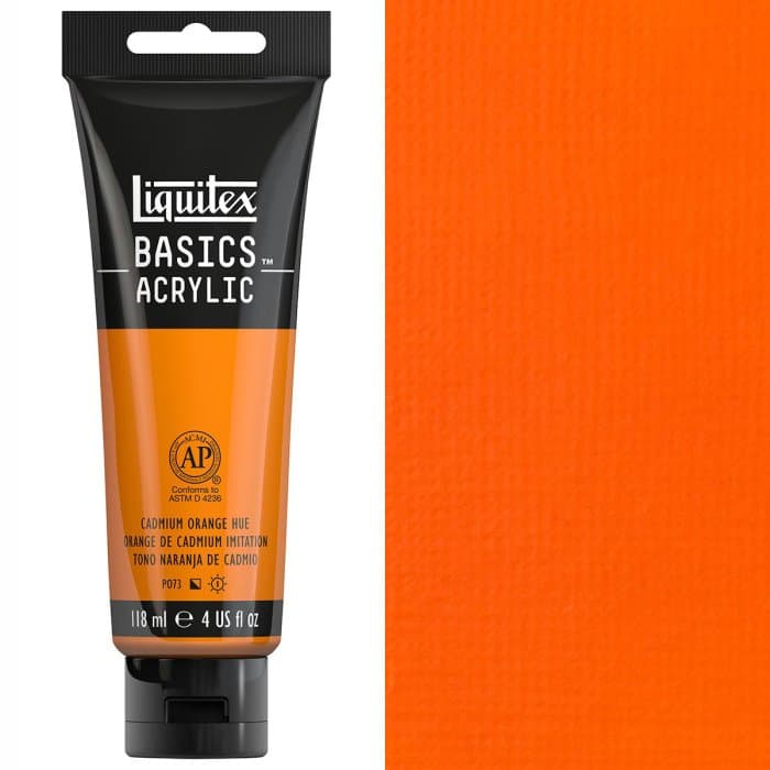 Liquitex - Basics - 118ml Cadmium Orange Hue