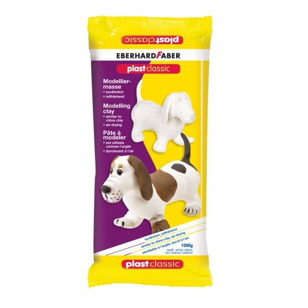 EberhardFaber MODELLING CLAY WHITE 1000G
