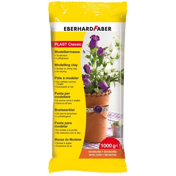 EberhardFaber MODELLING CLAY TERRACOTA 1000G