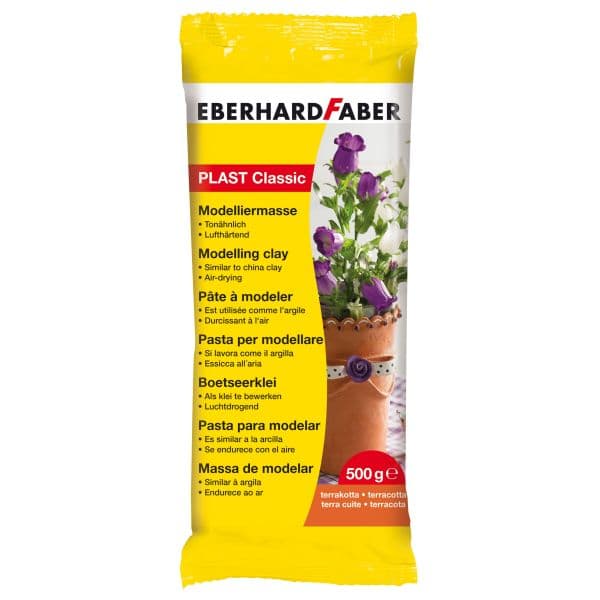 PLAST CLASSIC MODELLING CLAY TERRACOTA 500G