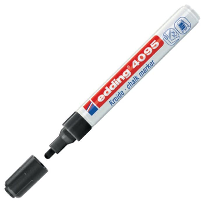 Edding 4095 Chalk Mkr Black 001