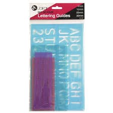Jakar LETTERING STENCIL PACK 4
