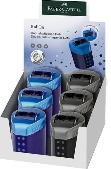 Pencil Sharpener Faber-Castell RollOn Dots