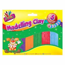 Modeling Clay 6 Colourful Strips