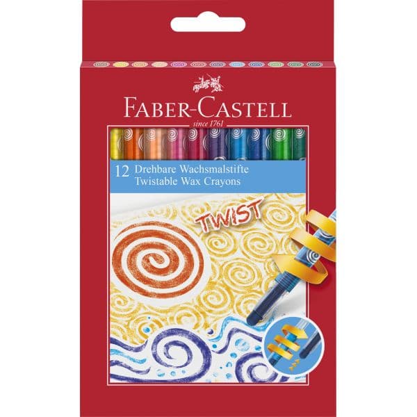 TWISTABLE WAX CRAYONS BOX 12