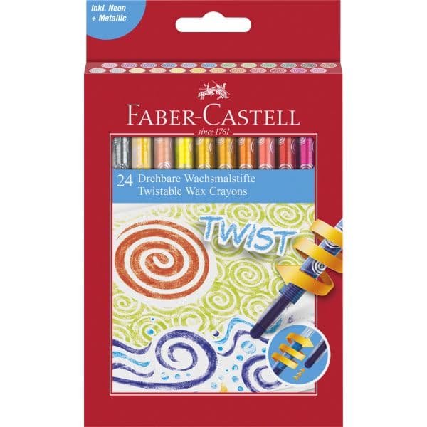 TWISTABLE WAX CRAYONS BOX 24