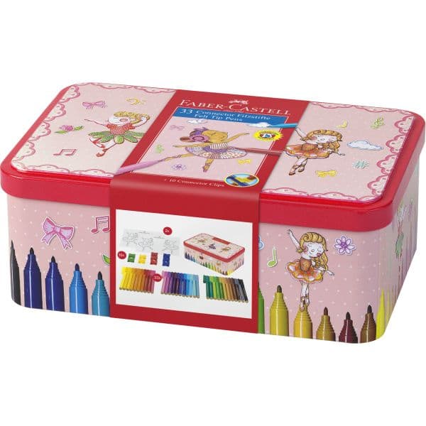 FIBRE TIP CONNECTOR PEN BALLERINA BOX (33 pcs)