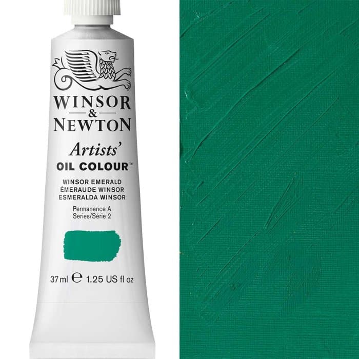 37ml Winsor Emerald - Artists' Oil